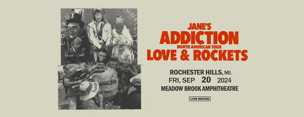 Jane's Addiction & Love and Rockets at Meadow Brook Amphitheatre